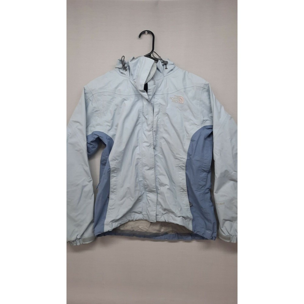 The North Face Hyvent Jacket, RN 61661 CA 30516 Size Small Light Blue w/Hood